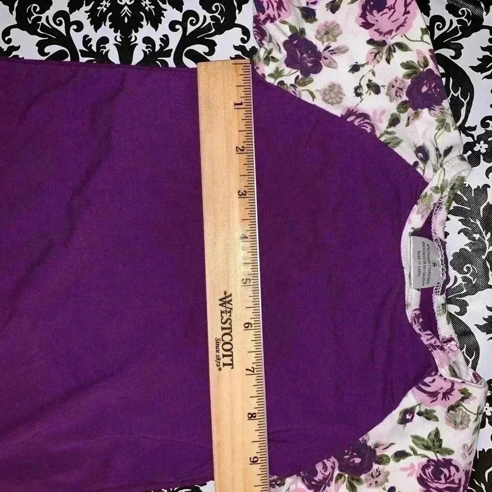 RUFFLE SLEEVE TOP SZ SMALL ✂️ROCK BOTTOM PRICE✂️ - Picture 4 of 7